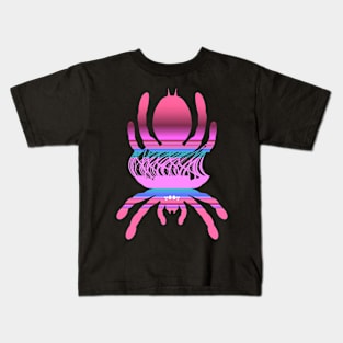 Tarantula Silhouette V121 (Horizontal) Kids T-Shirt